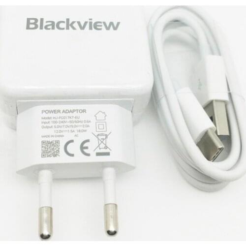 New Original For Blackview BV9900 Charger BV9900E Fast Charging Power Adapter+Wire USB Cable