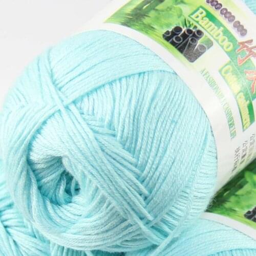 Lot of 1 BallsX50g Color optional Super Soft Natural Bamboo Cotton Knitting Yarn 322-904