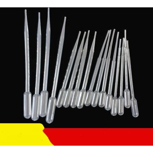 50pcs/Pasteurized Pipette 1 / 2 / 3 / 5 / 10ml Plastic Graduated Pipette Plastic Dropper Laboratory Disposable Dropper