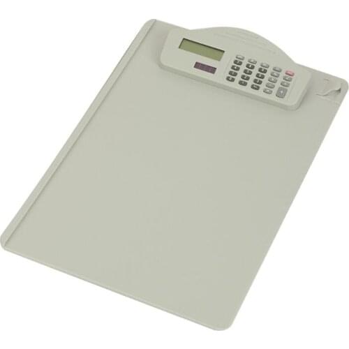 Plastic A4 Clipboard with Calculator Writing Pad File Folders Document Holder School Office Stationery Supplies