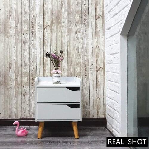 Self Adhesive Wallpaper Vinyl Film Peel and Stick Removable Decor Sticker For Furniture Wall Door Waterproof Wood Effect