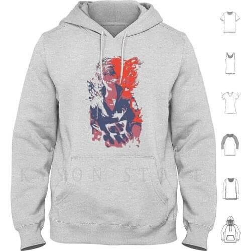 Todoroki Shouto Bnha Hoodies Long Sleeve Todoroki Bnha Boku No Hero Academia Shoto Spukycat Anime Manga