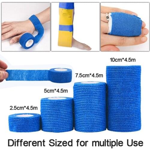 Waterproof Self-Adhesive Elastic Bandage Treatment Gauze Wrap Emergency Muscle Tape First Aid Tool for Finger Joint Knee Pet