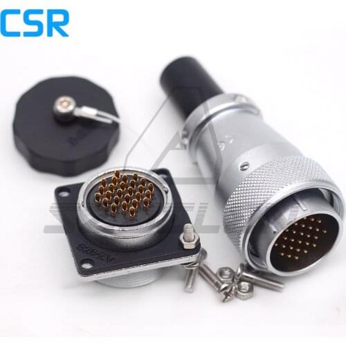 WEIPU WS28 series 26 pin waterproof connector plug and socket Outdoor LED display power cable connector IP67
