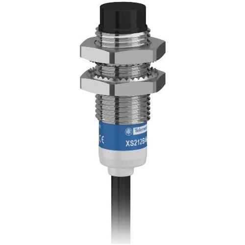 XS212B4PAL2 Inductive sensor XS2 M12 - L37mm - brass - Sn8mm - 12..24VDC - cable 2m