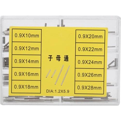 10 Types Watch Strap Watchband Tubes Pins Anti-rust Strap Linking Watch Repairing Tool Replacement Accessory for Watchmaker