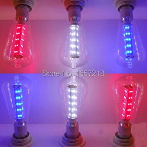 1pcs Antique Retro Vintage Edison Light Bulb E27 Incandescent Light Bulbs ST64 3W Filament Bulb Edison Lamp Home Decor