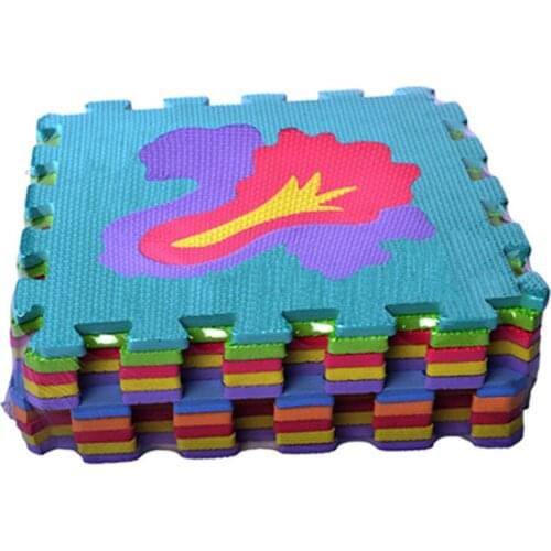 10Pcs/Set Baby Kids Crawling EVA Floor Mat Animal Fruit Numbers Puzzle Pad Toy
