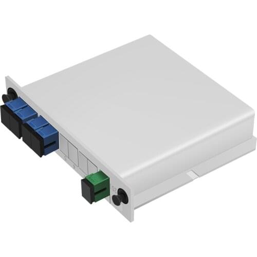 10pcs SC/UPC PLC 1X4 splitter Fiber Optical Box 1x4 PLC Fibre Splitter FTTH PLC Splitter Box