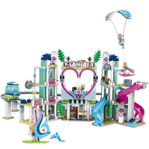 1039 pieces Heart Lake City Building Blocks Compatible Friend For Girls Figures Bricks Educational Toys For Children Gifts