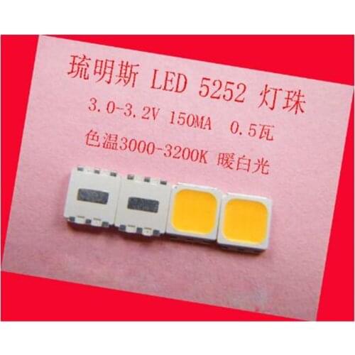 200piece/lot for repair LCD TV LED backlight Article lamp SMD LEDs 1W 3030 6V Cold white light emitting diode