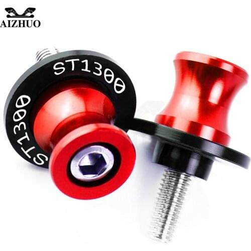 8MM FOR HONDA ST1300 ST 1300 2008-2012 2011 2010 2009 Swingarm Stand Screws CNC Aluminum Motorcycle Swing Arm Spools Sliders M8