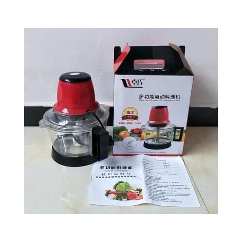 Automatic Electric Meat Grinder for Kitchen Multi-function Food Processor Household Spice Fish Meat Chopper Blender 3L