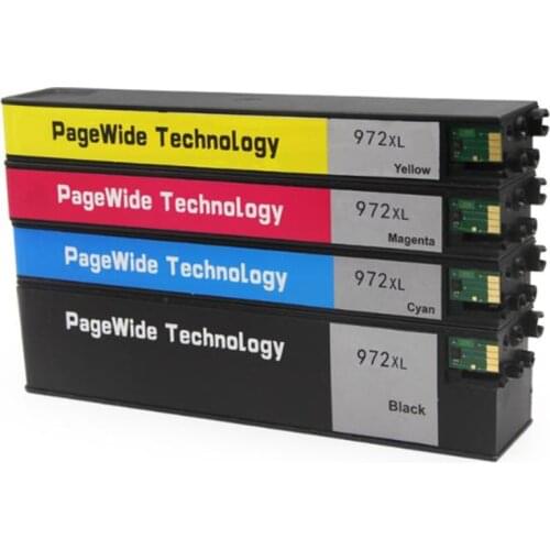 Vilaxh For HP 972 A 972 xl 972A Ink Cartridge Replacement For HP 352dw 377dw 452dn 452dw 477dn 477dw 552dw 577dw 577z With Chip