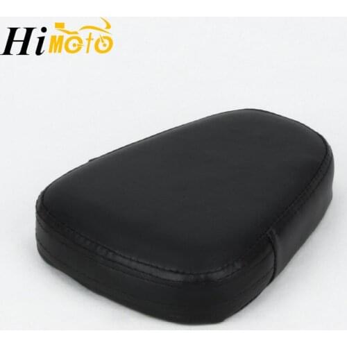 Black Motorcycle Bikes Sissy Bar Backrest Cushion Pad For Harley Honda Yamaha SUZUKI Kawasaki Cafe Racer Bobber Chopper Cruisers