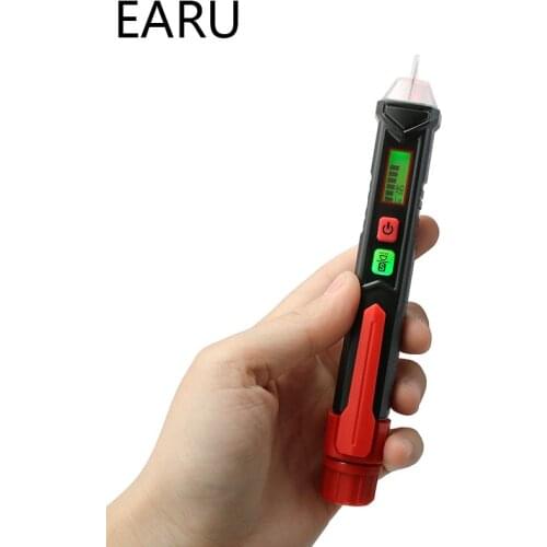 Digital Voltmeter Intelligent Non-contact Tester Detector Pen Alarm Voltage Meter Voltmeter 50-60Hz AC 12-1000V Auto Tachometer