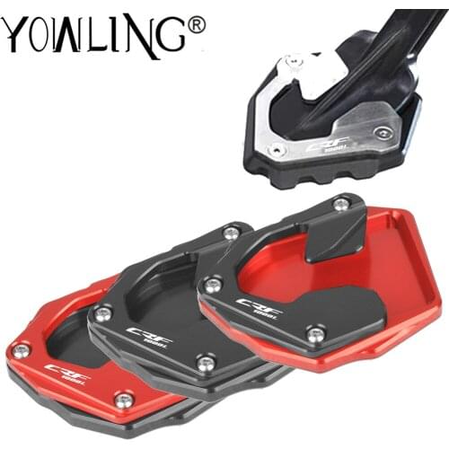 CRF 1000L Kickstand Foot Side Stand Extension Pad Support Plate Enlarge Stand For Honda CRF1000L Africa Twin Adventure Sports
