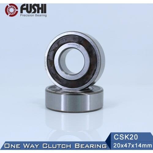 CSK20 One Way Bearing Clutches 20*47*14mm ( 1 PC) Without Keyway CKK20 CSK6204 FreeWheel Clutch Bearings CSK204