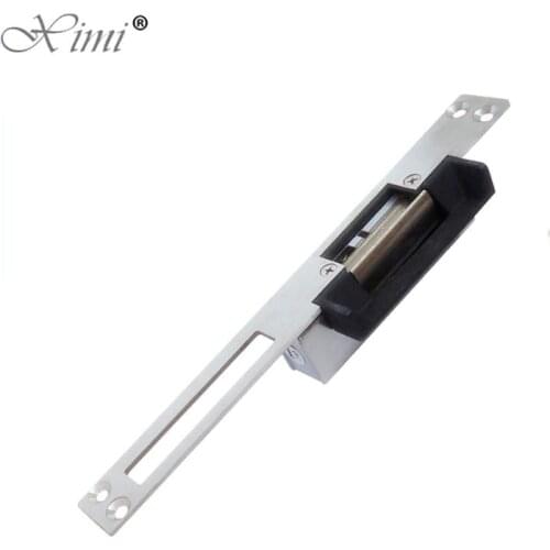Long-Type EU-Type Wide Mounth Electric Strike Lock Access Control Electric Door Lock 250mm 12V NO-Type Electric Strike Lock