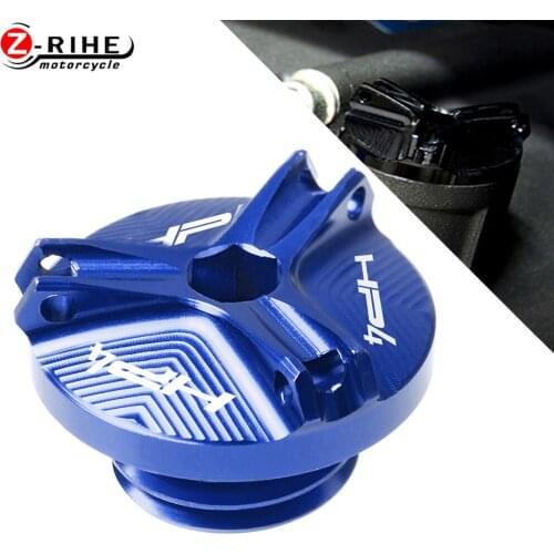 HP 4 Motorcycle Accessories FOR BMW HP4 2013-2014 Engine Oil Cap Oil Fuel Filler Cover Aluminum Motorbike HP4 RACE 2017-2018