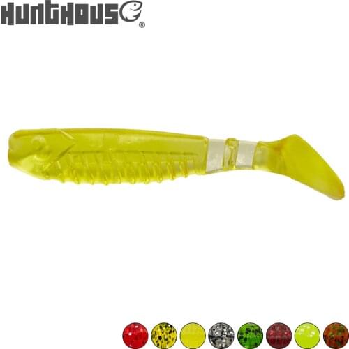 Hunthouse Worm Soft Lure Shad Winter soft lure 9.5cm Soft Silicone Baits Carp Wobblers For Fishing Tackle Crankbait Jig