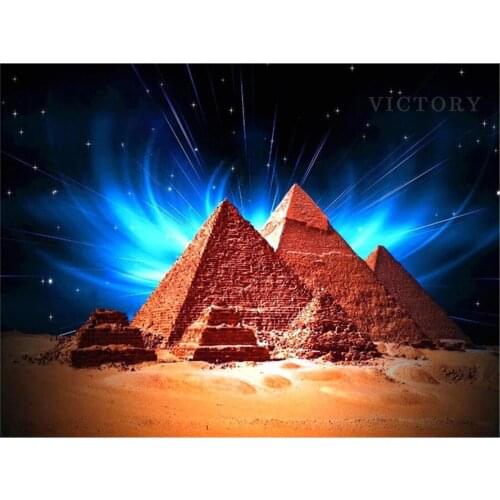 Full Square Diamond Painting 5D Landscape Pyramid Egypt Fantasy Embroidery Mosaic New Arrival Home Wall Art Decoration