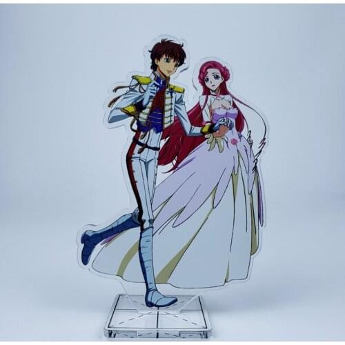 Code Geass Lelouch C.C. Kallen Stadtfeld Suzaku Jeremiah Anime Acrylic Stand Figure Model Toy Gifts Cosplay