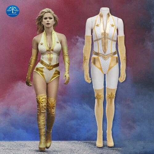 The Boys S2 Starlight Cosplay Costume Jumpsuit Annie January Battle Suit Uniform Halloween Carnival Costume Women Custom