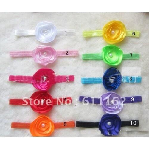 2018 best sale 300pcs Childrens curling pearl spend face hair band, headwear, roast side spent fine hair band