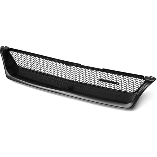 New Car Front Mesh Grill Grille Gloss Black Car Front Bumper Grille Grill For Toyota For Corolla AE101 1993-1997 Racing Grills