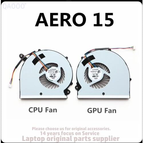 NEW Cpu Fan FOR RP65W BS505HS-U2M For Gigabyte Aero 15 15X 15 X9 15W 15Y9 RP65SA CPU & GPU COOLING FAN