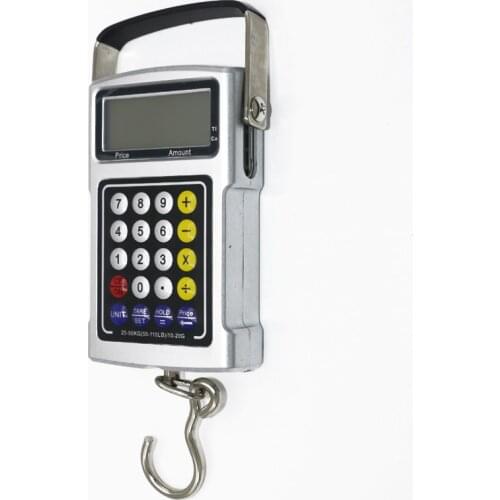 7 in 1 portable scales / Fish Luggage electric scale / weighing 50kg with a calculator and tape measure backlight