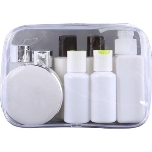 New Fashion Wild Transparent Cosmetic Bag Waterproof PVC Women Zipper Clear Makeup Bags Case Organizer Wash Bag For Travel