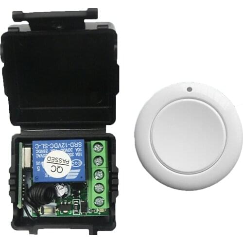 433MHz Wireless 12V 1CH Relay Wireless RF Remote Control Switches Transmitter And Receiver For Garage Door Opener