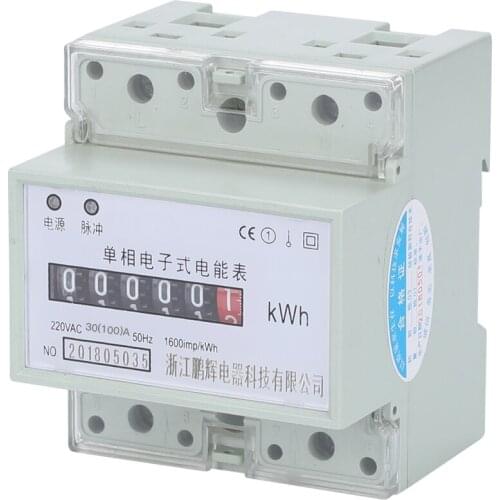 Good reputation family energy meter good quality watt meter 2.5(10)A 5(20)A 10(40)A 30(100)A 220VAC 50Hz single phase two wire