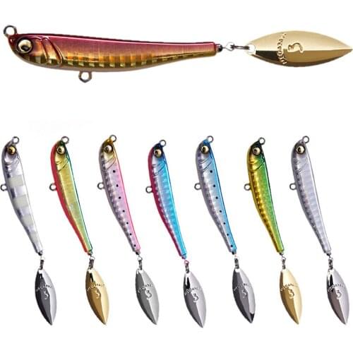 VIB Vibration 62MM 30G Hard Fishing Lures Spoon Spinner Metal Bait Winter Fishing Tackle Outdoor Fishing Accessories Bait