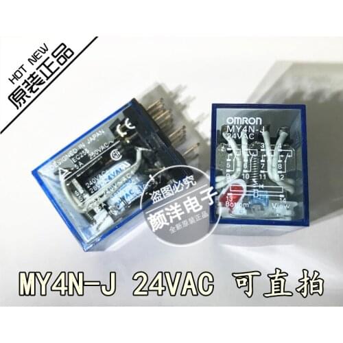 100% Original New In Stock OMRON MY4N-J-24VAC 5A 14