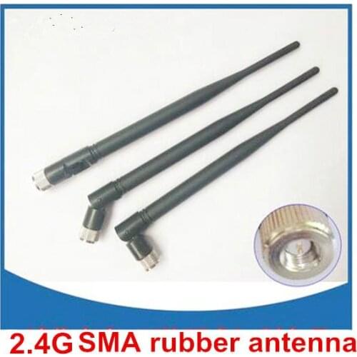 2.4G wifi wireless router SMA male antenna 5dBi pcb module rubber antenna 2400-2500M
