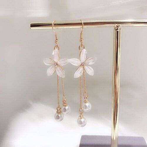 2019 New Korean Version of The Ear Jewelry Personality Pendant Earrings Long Temperament Tassel Earrings Fashion for Woman