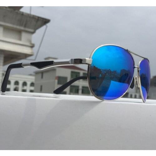 2020 reggaeon luxury Aluminum magnesium Polaroid Sunglasses Men women Twin-Beam Full Frame Mirror Coating Fishing Driving