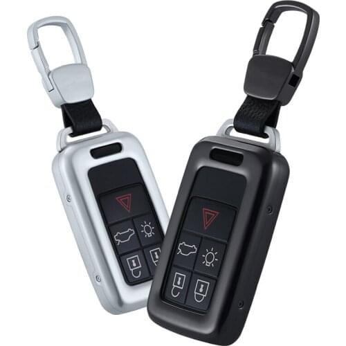 3D Aluminum Alloy Car Remote Key Case Shell Cover Car Styling Key Cover For volvo xc60 xc90 v60 s60 c70 v40 Car accessories