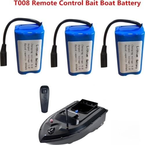 T008 RC Fish Finder Electric Fishing Bait Battery 7.4V 5200mah battery 2pcs or 3pcs battery for T008 RC Boat spare part battery