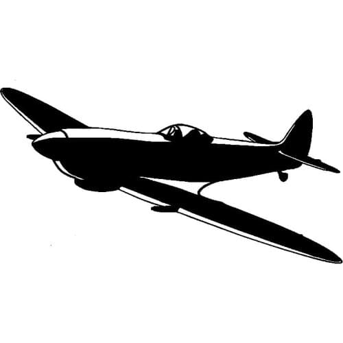 Car Stickers Interesting Remote Control Single-drive Aircraft Car Decoration Stickers Are Suitable for Various Models, 19cm*9cm