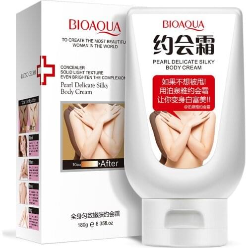 BIOAQUA Body Lotion Whitening Moisturizing Cream Skin Bleaching Whole Body Lotion Concealer Whitening Lasting Skin Care Products
