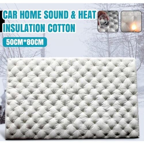 CABERRE 50cmx80cm Car Sound Proof Heat Insulation Cotton Noise Control Waterproof Car Door Trunk Hood KTV Bar Ceiling Wall