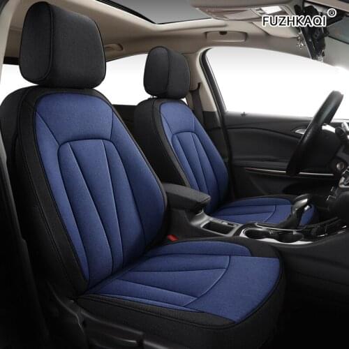 FUZHKAQI Custom FLAX car seat covers For Renault Kadjar Koleos Megane II Laguna Latitude Fluence Scenic Captur Talisman cover