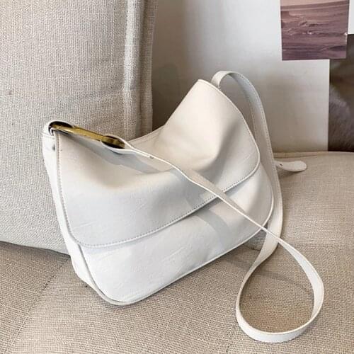 Black Large-Capacity Bag Soft Leather Crossbody Bags Womens Bag 2021 New Style Fashion All-Match Simple Shoulder Bag Tote Bag