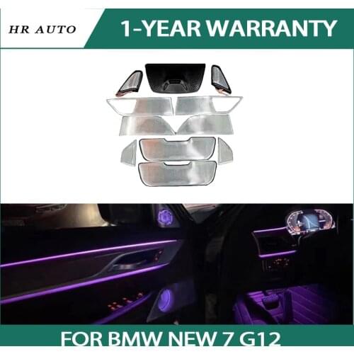 For BMW new 7 series G12 Car luminous tweeter cover a set night vision loudsopeaker LED glow lamp speaker ambient light