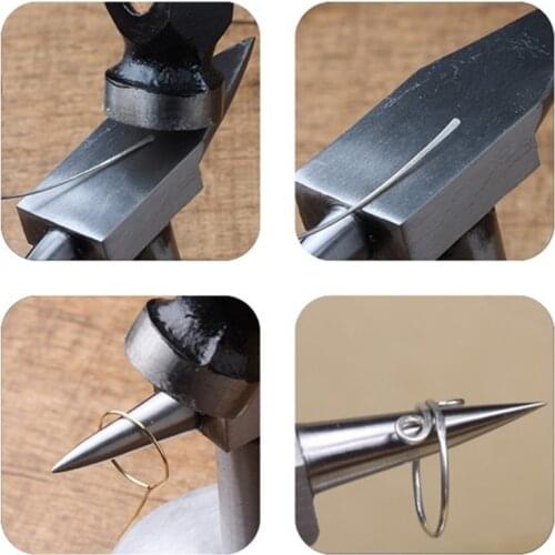 Double Steel Horn Anvil with Wide Base Metalsmith Blacksmith Jewelry Processing