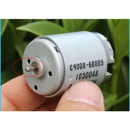 Johnson 385 carbon brush dc motor,12V 24V rachis DIT toys ,model (HC-385MG) 21V 6680rpm